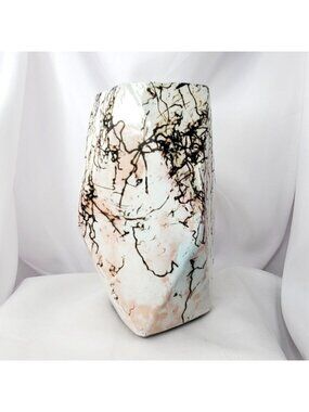 Raku Horse Hair Pottery Vase 7" by Cherie Ramsdell Dakota Bones Ltd South Dakota